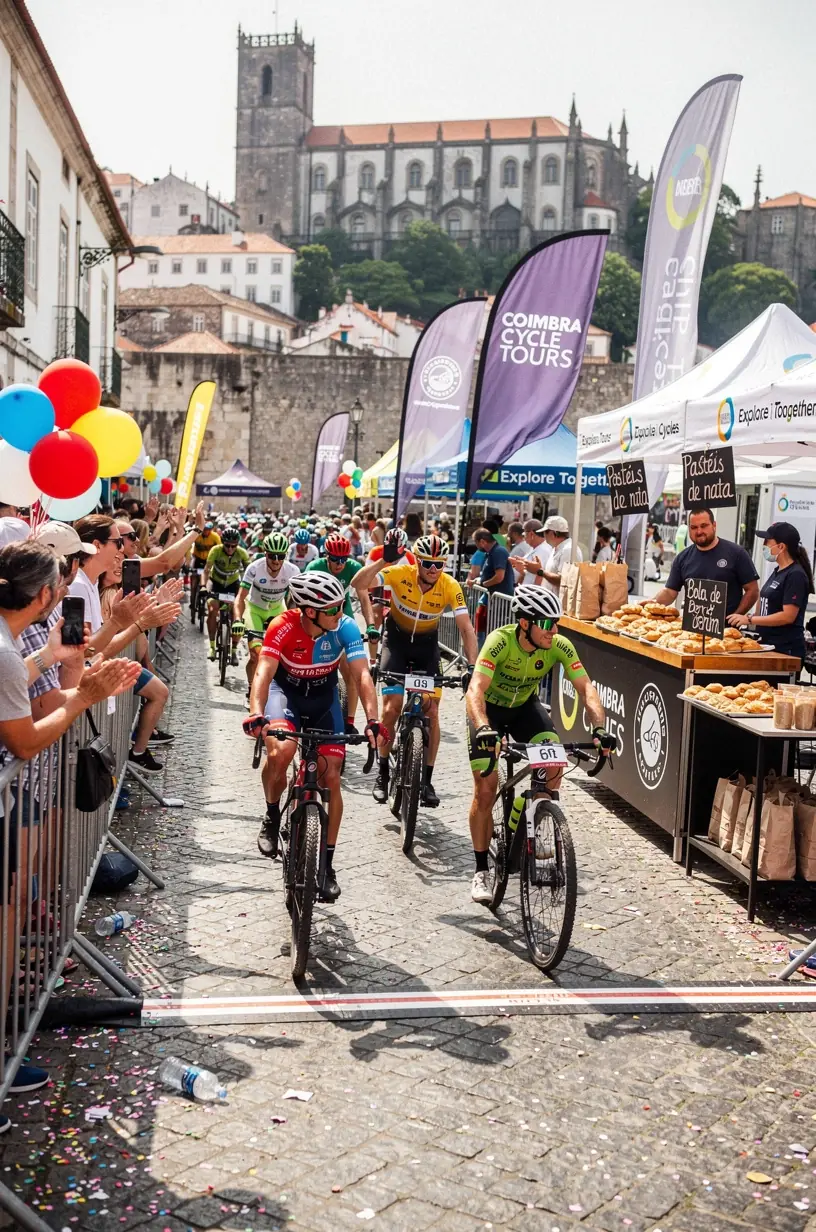 Group of cyclists discussing local laws and regulations
